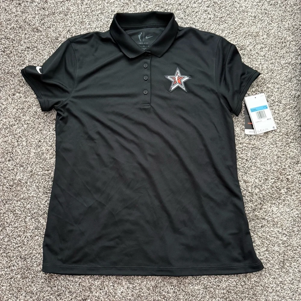 Nike 2024 WNBA All-Star Game Era Polo - Black Women's Size Medium Dri-fit